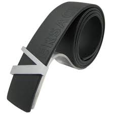 Versace Smooth Leather Polished Press Buckle Men S Belt Vb4449 608 Esposizione Cinture Versace Uomo Man