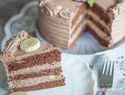 Schoko Bananen Torte Mit Sahne Creme Und Birkenzucker We Go Wild Rezept Schoko Bananen Torte Schoko Sahne Torte Schokocreme Fur Torte