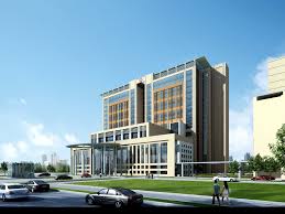 Modern Hospital 3d Model Max 1 Modern Hospital Modern Architecture Hospital