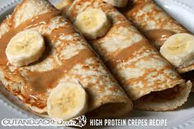 Recipe High Protein Crepes Protein Powder Recipes Protein Crepes Recipe Low Carb Protein