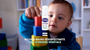 Milton Lloyd Mousse mains désinfectante pour Bébé