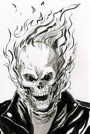 Use curved lines of various lengths, allowing them to meet in points. A Great New Year To Everyone Here 39 S A Pencils Piece With Starlord Enjoy And Have Fun Instagram Faceb Marvel Drawings Ghost Rider Drawing Superhero Art