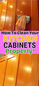Doing a major renovation to your kitchen means removing any existing cabinetry. Cleaning The Kitchen Cabinet Is Not Easy If You Are Trying Not To Damage The Wood Surface Here Ar Cleaning Wood Furniture Cleaning Wood Cleaning Wood Cabinets
