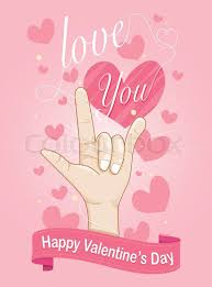 Valentine's day is celebrated in the name of a christian priest, saint valentine, who supported lovers unionise their sign in with. Happy Valentines Day With Text Love Stock Vector Colourbox
