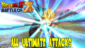 Dragon Ball Z Battle Of Z All Ultimate Attacks Ultimate Jewel Specials Youtube