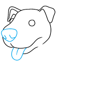 On either side of the figure, draw 3 dots in a triangle shape. How To Draw A Pitbull Really Easy Drawing Tutorial