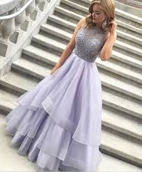 Sparkly Long Lavender Beaded Prom Dresses For Teens Handmade Pretty Prom Gowns Modest Party Dresses Evening Dresses From 21weddingdresses Lavender Prom Dresses Prom Dresses For Teens Evening Dresses Prom