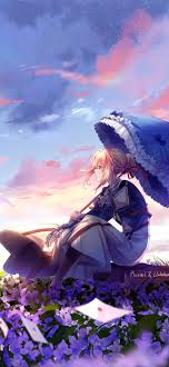 Get beautiful anime wallpaper iphone quotes senja yang menenangkan di keramaian pikiran #quotes #poem. Best Violet Evergarden Iphone Hd Wallpapers Ilikewallpaper