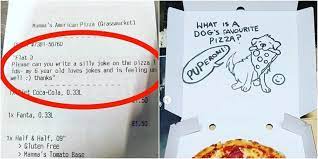 Pizza Place Delivers On Pizza And Jokes Humansbeingbros