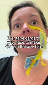 Let’s be real—some days in speech therapy call for outside-the-box  strategies (and a little tape 🤪). This child was having a rough day, so I  brought in some humor while targeting KL clusters. Gliding ...