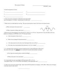 A transverse wave which moves the medium perpendicular to the wave motion, and a longitudinal wave, which moves the medium parallel to the wave motion. Worksheet Sound Waves Lesson Plans Worksheets Reviewed By Teachers