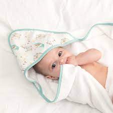Voir plus d'idées sur le thème sortie de bain bébé, bain bebe, sortie de bain. Baby Girl Bath Time Cape Jungle Green Water