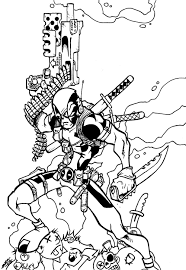Dibujos Para Colorear De Deadpool