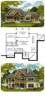 If your lot doesn't have the space to build out and around, you can build down instead! House Plan Chp 45516 At Coolhouseplans Com Craftsman Style House Plans Craftsman House Plans Best House Plans