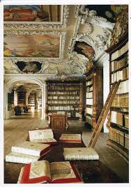 Benedictine Abbey Library Mont Saint Michel France Architecture Beautiful Library Home Libraries