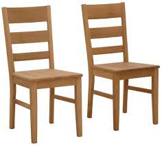 Bezug aus 100% polyester polsterung: Home Affaire Stuhl Paul Set 2 Stuck Aus Massiver Eiche Online Kaufen Otto