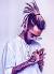 White Undercut Dreads
