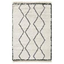 vloerkleed ikat print creme zwart 140x200 cm kopen bij hornbach