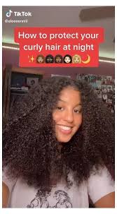 The cap is normally made of latex or some other waterproof material and will completely protect your strands from getting wet. How To Protect Curly Hair At Night Tiktok Mixed Curly Hair Care Mixedcurlyhaircare In 2021 Curly Hair Styles Naturally Mixed Curly Hair Curly Hair Styles