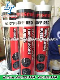 BÁN SỈ, RẺ KEO SILICONE CHỊU NHIỆT ĐỘ CAO XTRASEAL 650 ĐỘ F RED RTV