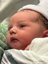 New baby girl born via c-section