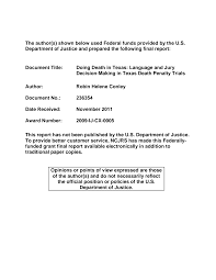 We've explored the www and turned up tons of popular death and video sites like documentingreality. Https Www Ncjrs Gov Pdffiles1 Nij Grants 236354 Pdf