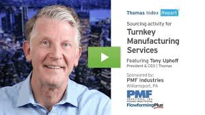 Thomas Index Report: Sourcing activity for Turnkey Manufacturing services.
