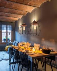 Sangkar Metal Cage Pendant Light With Wood Base Cage Pendant Light Marset Ceiling Lights