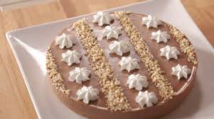 Un delizioso dessert ideale per i fine pasto, questa cheesecake alla vaniglia e frutti di bosco. Cheesecake Alla Crema Di Nocciola Dolci Ricette Dolci Cheesecake