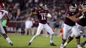 He is a mess inside the pocket, seemingly frantic when forced to manage pressure. Kellen Mond Football Texas A M Athletics 12thman Com