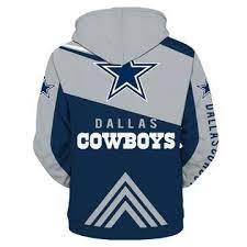 Dallas Cowboys Zip Up Hoodies 3d Sweatshirt Long Sleeve Dallas Cowboys Zip Up Hoodies Cowboys