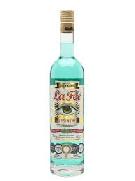 La fée absinth bohemian is a modern absinth that has a vibrant bright green colour and an electric blue rim. La Fee Bohemian Absinth The Whisky Exchange