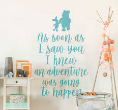 Visit the official winnie the pooh website to watch videos, play games, find activities, discover movies, browse photos, shop for merchandise and more! Winnie The Pooh Adventure Quote Wall Sticker Tenstickers