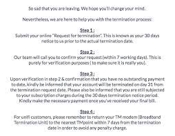 How do i terminate the service? Plus Size Kitten Terminating Your Unifi Subscription