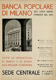 Scegli la regione e trova la filiale banca popolare dell'emilia romagna più vicina a te. Pubblicita Banca Popolare Di Milano Archivio Fondazione Fiera Milano