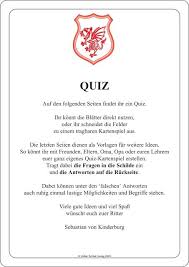Es gibt alle möglichen schatzsuchen, von piraten, prinzessinnen und superhelden hin zu dinosauriern und elfen. Ritter Quiz A S Pdf Meine Ritterburg
