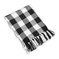 This blanket is a fun one to make while you're watching your favorite tv shows, because it features simple. Black Daloa Buffalo Check Chenille Throw Kirklands