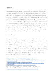 A3 Essay On Access To Justice Introduction I Genuinely Believe Access To Justice Is The Hallmark Studocu