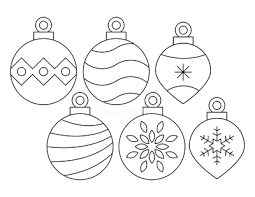 Keep your kids busy doing something fun and creative by printing out free coloring pages. Printable Christmas Ornaments Coloring Pages And Templates