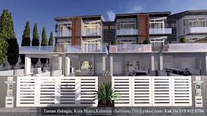 Design rumah banglo 2 tingkat. 11 Unit Rumah Teres Tiga Tingkat Untuk Di Jual Dalam Bandar Kota Bharu By Fauzana Mat