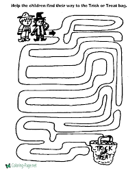 These alphabet letter mazes give this classic puzzle a unique twist and we love it! Printable Mazes Halloween Maze