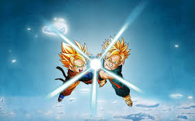 The legacy of goku ii was released in 2002 on game boy advance. Wallpaper Sunlight Anime Sky Dragon Ball Dragon Ball Z Super Saiyan Trunks Character Son Goten Flower Wing Screenshot 1280x800 Px Computer Wallpaper Atmosphere Of Earth Macro Photography 1280x800 Wallhaven