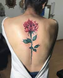 Rose is an everlasting tattoo theme thanks to its beauty and symbolism. Tattoosonback Rose Tattoos For Women Spine Tattoos For Women Rose Tattoo On Back