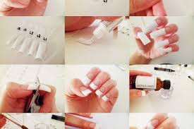 How To Do Gel Nails At Home Step By Easy Simple Gel Nails At Home French Tip Gel Nails Gel Nails Diy