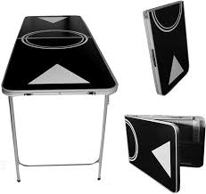Both sides have room for art of your choice. Amazon Com Portable Beer Pong Table 6 Feet With Ball Rack 6 Pong Balls Sports Outdoors