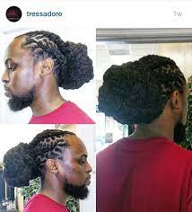 Bun Loc Style For Men Locs Hairstyles Dread Hairstyles Dreadlock Hairstyles For Men