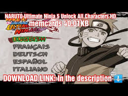 This page contains naruto shippuden: Naruto Ultimate Ninja 5 Unlock All Characters Hd Youtube