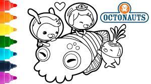 Free printable octonauts coloring pages. Octonauts Coloring Book Pages 1080p Coloring Tweak Bunny Dashi Dog And Tunip The Vegimal Youtube