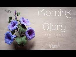 Felt Flower Tutorial Morning Glory Cara Membuat Bunga Morning Glory Dari Kain Flanel Youtube Felt Flower Tutorial Felt Flowers Felt Flowers Diy