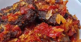 Resep Dendeng Balado Bahan 1 2 Kg Daging Sapi Ketumbar Bubuk 1 Sdt Daun Salam 2 Lembar Asam Kandis 2 Buah Bumbu Balado 150 Gr Resep Masakan Dendeng Resep